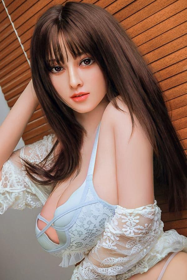 170cm (5' 7") E-Cup Asian Big Boobs Silicone Head Sex Doll - Muriel - SuperLoveDoll