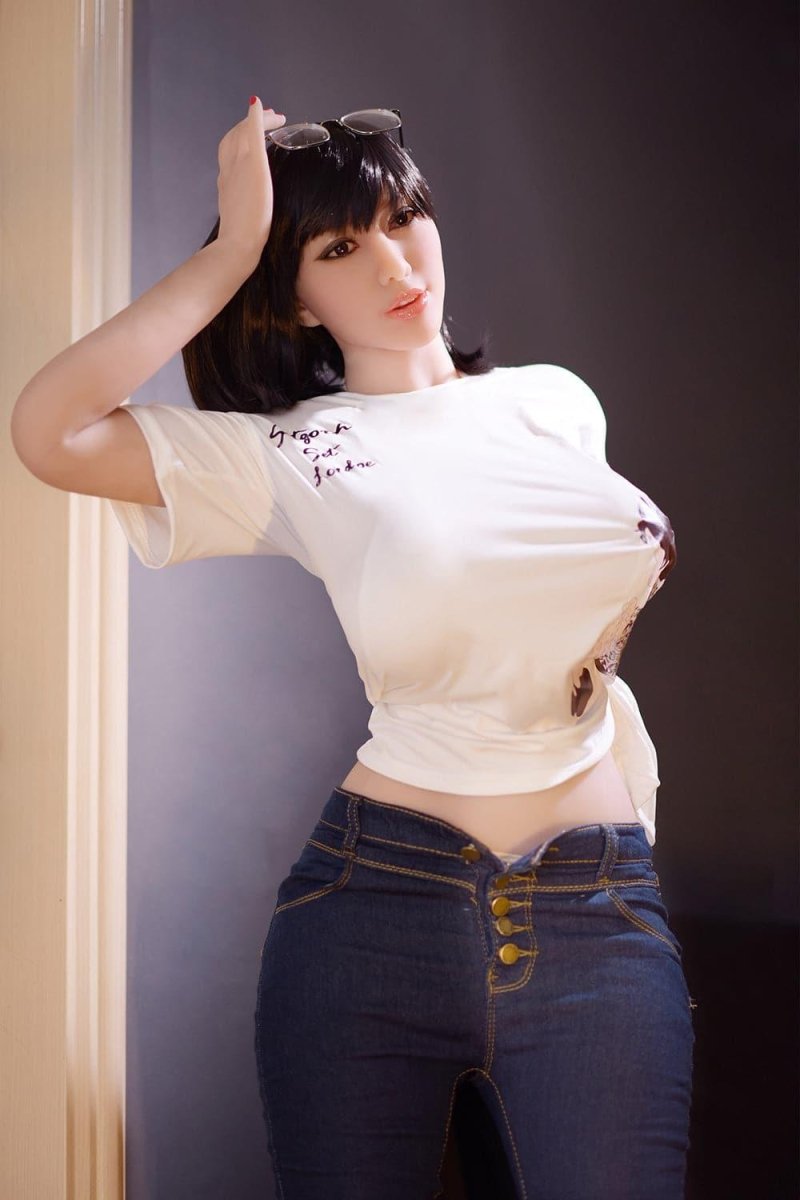 6YE | 163cm (5' 4") J-Cup Big Tits Big Butt Black Short Hair Sex Doll - Suzanne - SuperLoveDoll