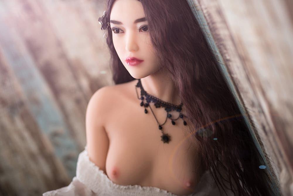 6YE | 165cm (5' 5") A-Cup Black Hair Small Breasted Sex Doll - Tabitha - SuperLoveDoll