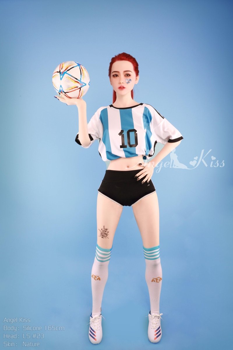 Angel Kiss | 165cm Full Silicone Football Girl Asian Sex Doll - Sally - SuperLoveDoll