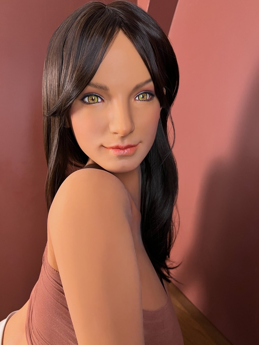 Climax Doll | 5ft2/159cm Silicone Head & TPE Body Suntan Skin - Mouna - SuperLoveDoll