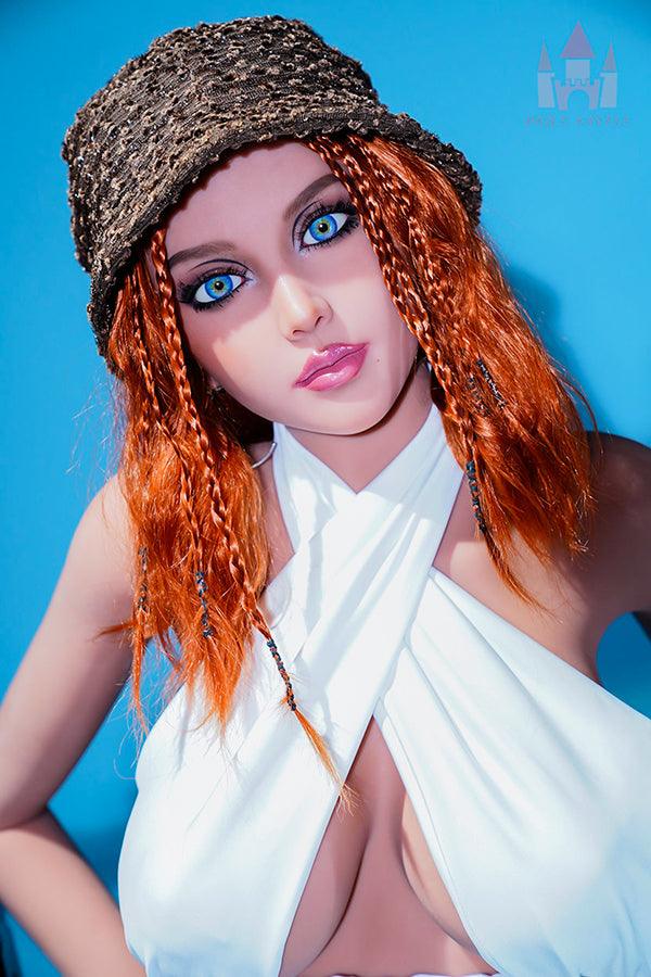 Dolls Castle | 156cm Blue Eyes Redhead Sex Doll - Mavis - SuperLoveDoll