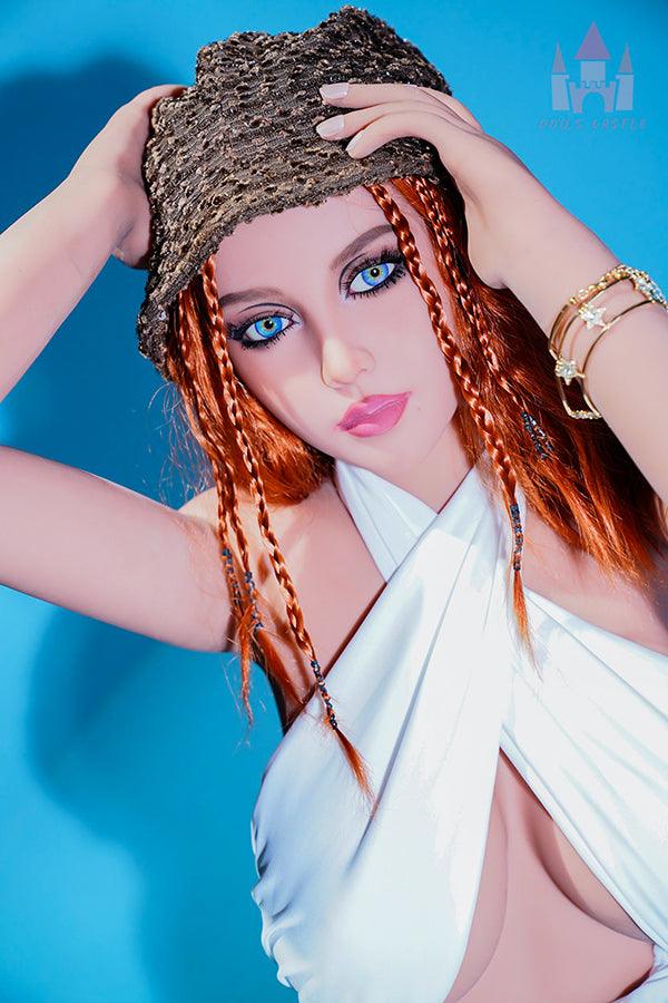 Dolls Castle | 156cm Blue Eyes Redhead Sex Doll - Mavis - SuperLoveDoll