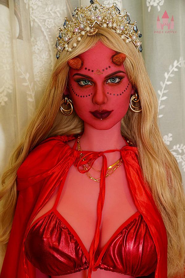 Dolls Castle | 163cm Ailen Busty Red Skin Sex Doll - Scarlett - SuperLoveDoll