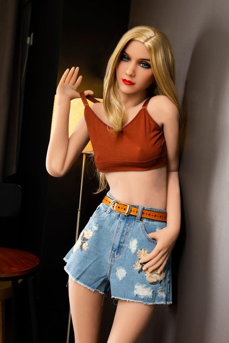 HR Doll | US In Stock-166cm (5' 5") A-Cup Blonde Model Sex Doll - SuperLoveDoll