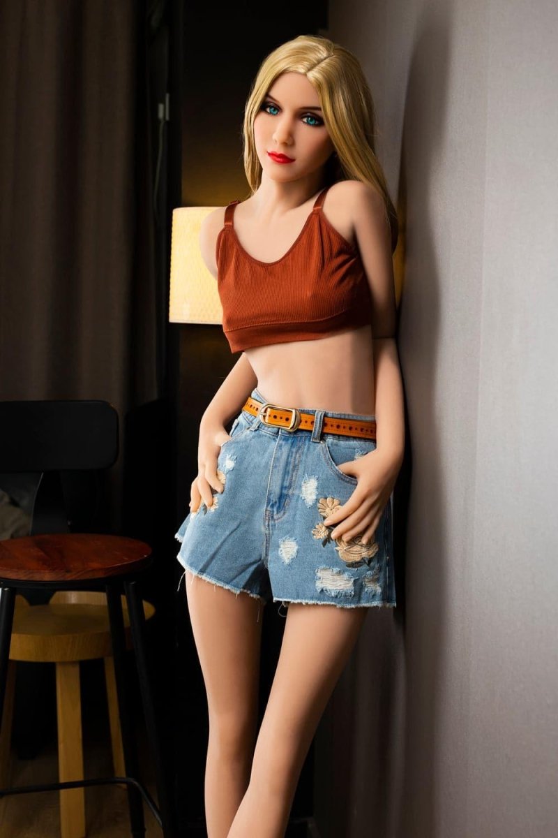 HR Doll | US In Stock-166cm (5' 5") A-Cup Blonde Model Sex Doll - SuperLoveDoll