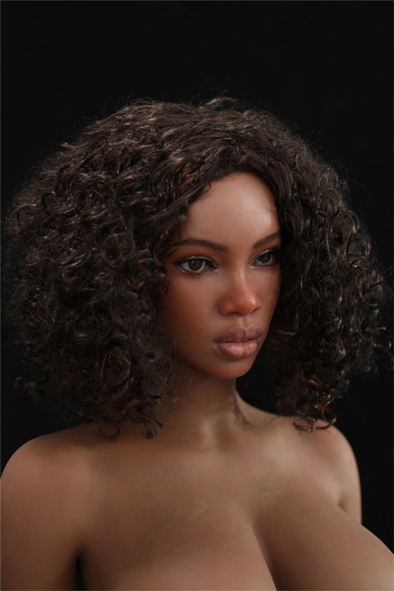 Irontech | 164cm Plus S33 Dark Tanned Sex Doll (Silicone head)- Nadia - SuperLoveDoll
