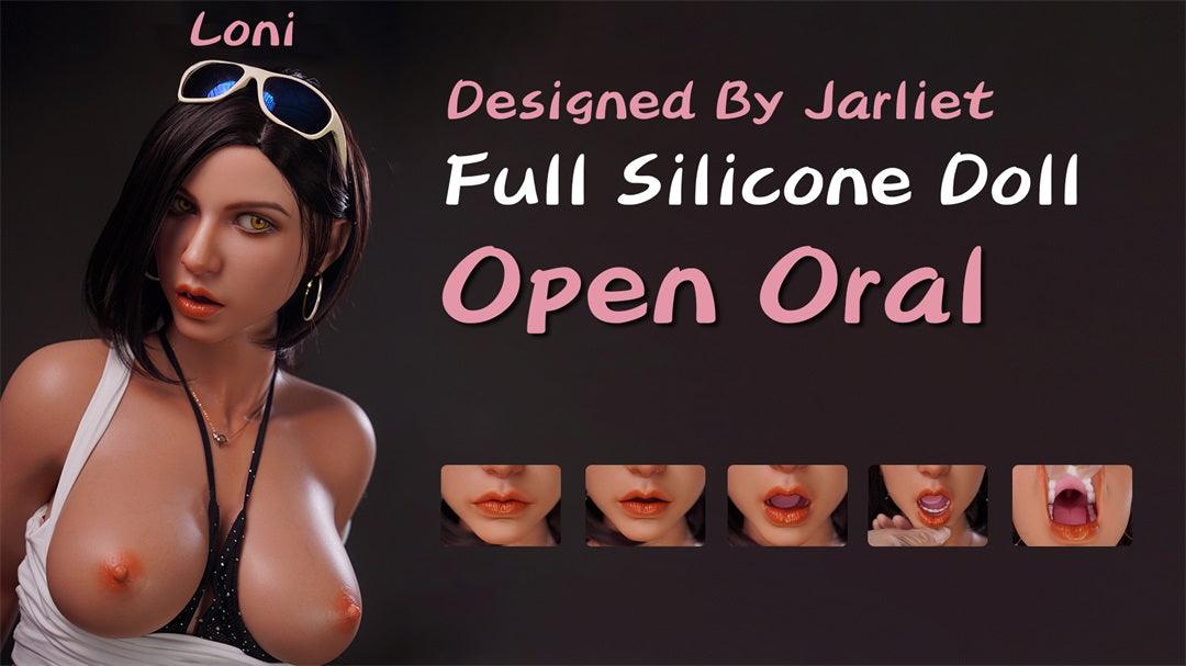 Jarliet | 5ft /154cm Medium Breast Realistic Sex Doll - Loni (full silicone) - SuperLoveDoll