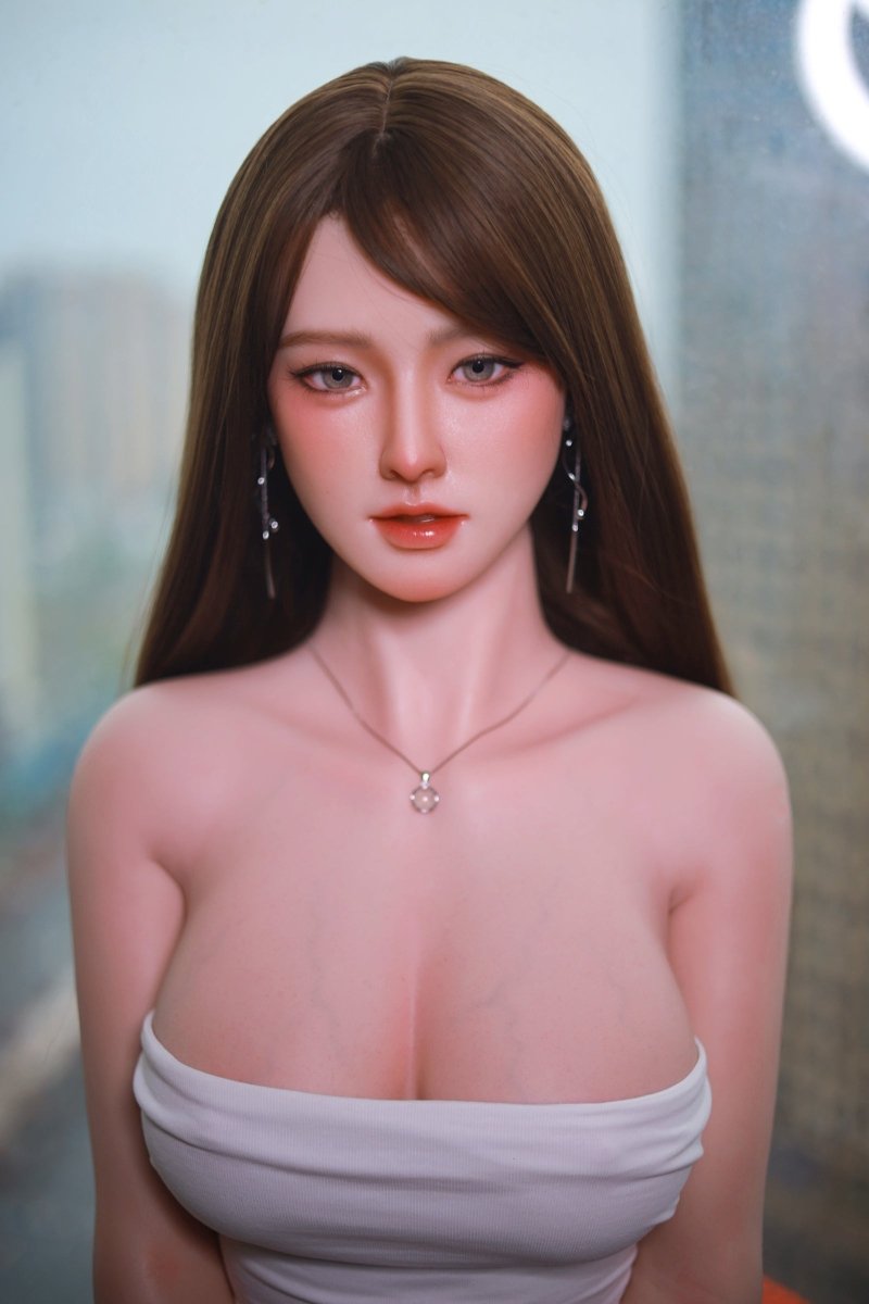 JY Doll | 168cm/5.51ft Big Breast Realistic Sex Doll with Silicone Body - Marry - SuperLoveDoll