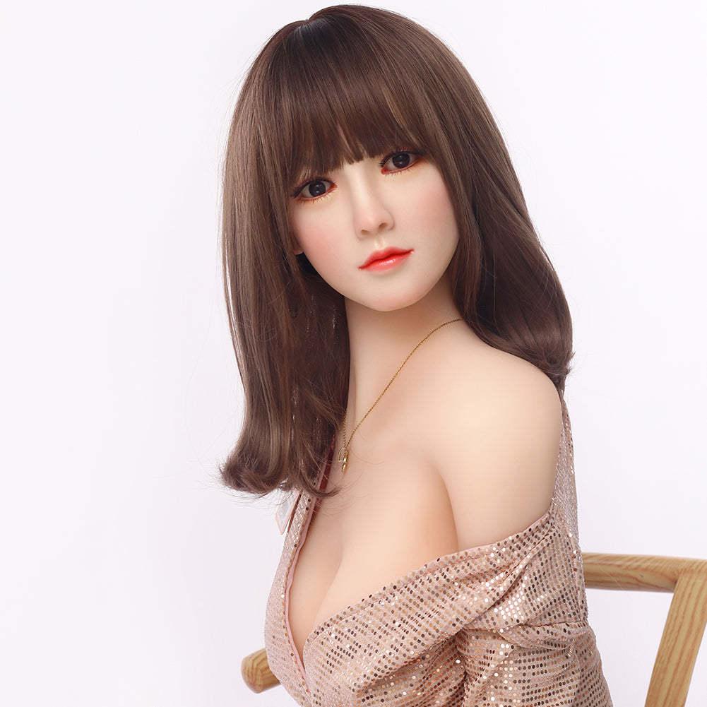 Super Love Doll | Mikami - 158cm (5ft2) Small Breast Japanese Style Sex Doll With Maroon Hair - SuperLoveDoll