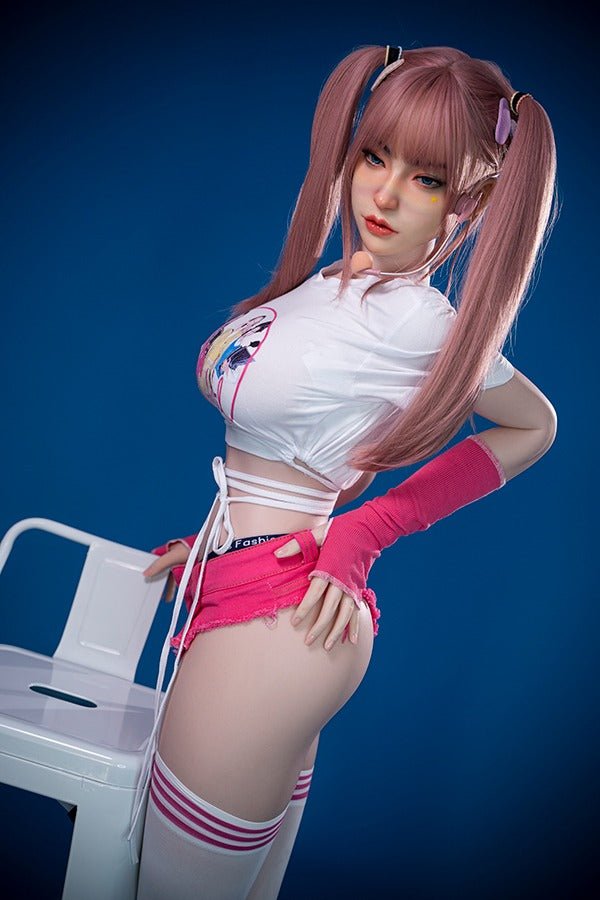 SY Doll | US IN Stock 163cm (5' 4") Pink Cute Full Silicone Sex Doll - Lydia - SuperLoveDoll
