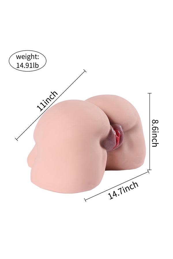 US In Stock | 14.91lb Dual Channle Big Ass Sex Torso - Mod - SuperLoveDoll