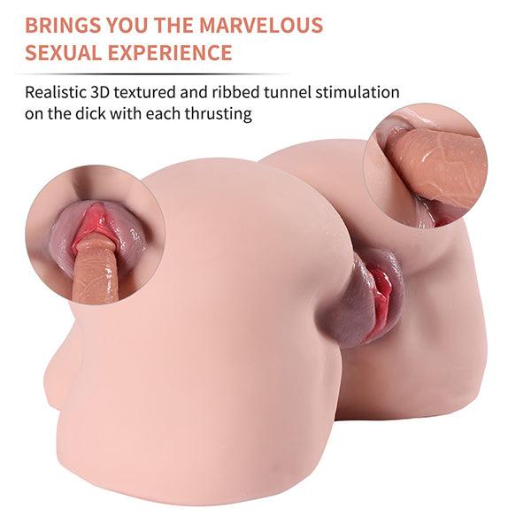 US In Stock | 14.91lb Dual Channle Big Ass Sex Torso - Mod - SuperLoveDoll