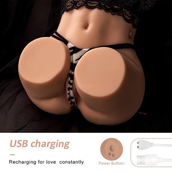 US In Stock | Electric Sucking Vibrator Busty Ass Sex Torso - Mignon - SuperLoveDoll