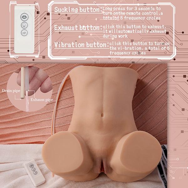 US In Stock | Electric Sucking Vibrator Sex Torso - Daphne - SuperLoveDoll